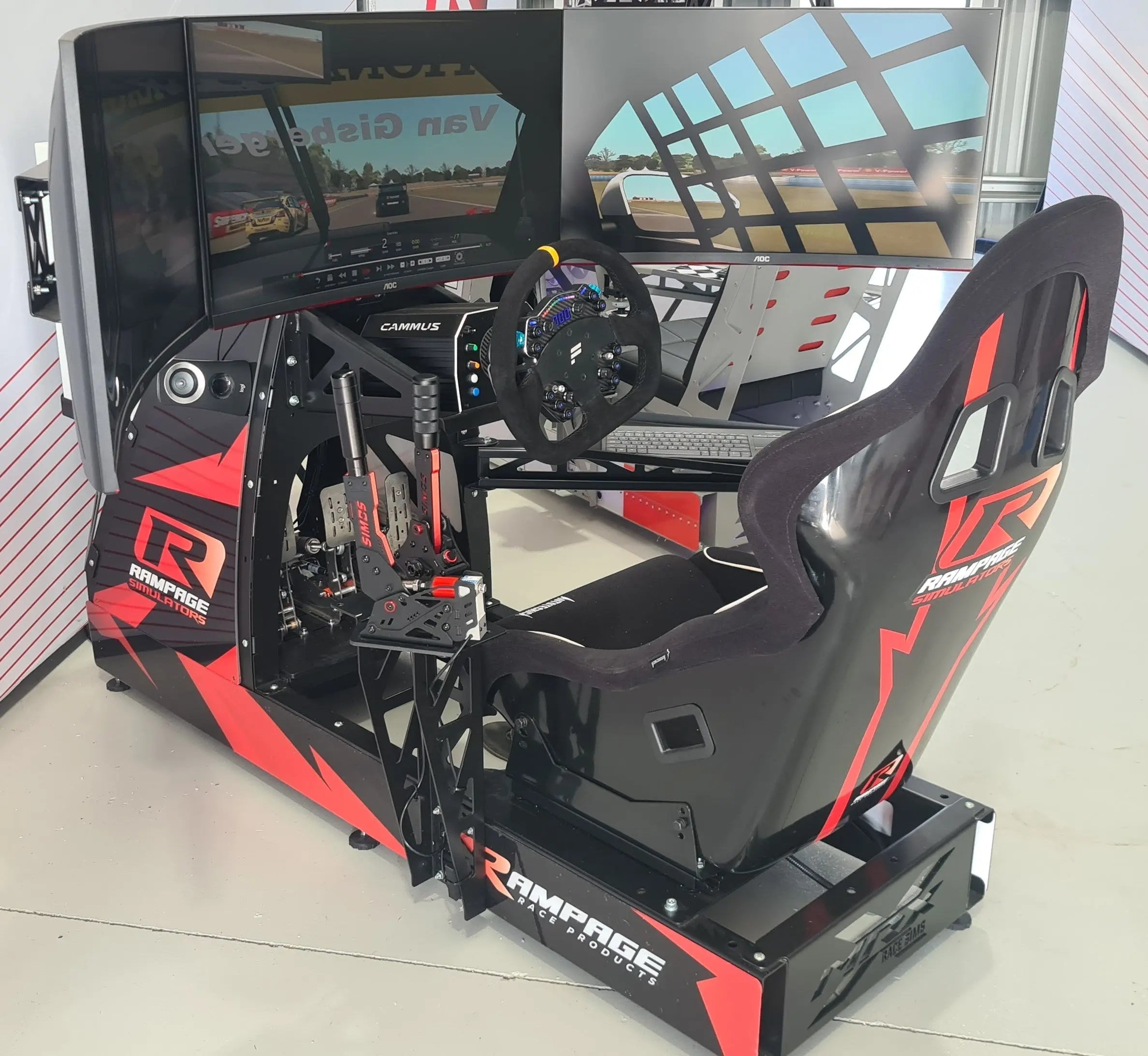 sim rig, simulator, race car simulator, turn key sim, custom built , sim rig simulator , race car , pagnian imports , fanatec , gamer gear