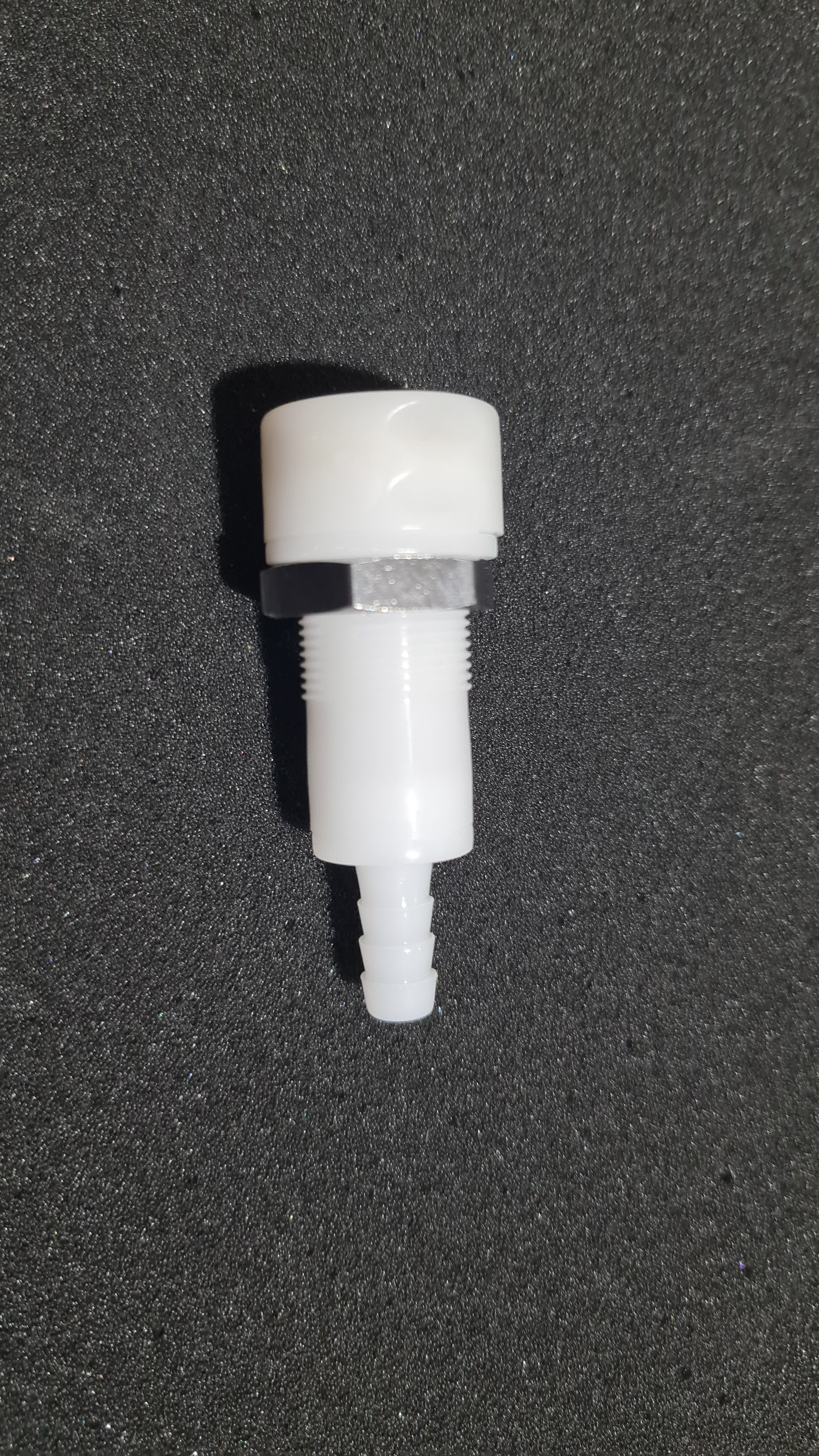 Individual drink and coolsuit dry break fittings.