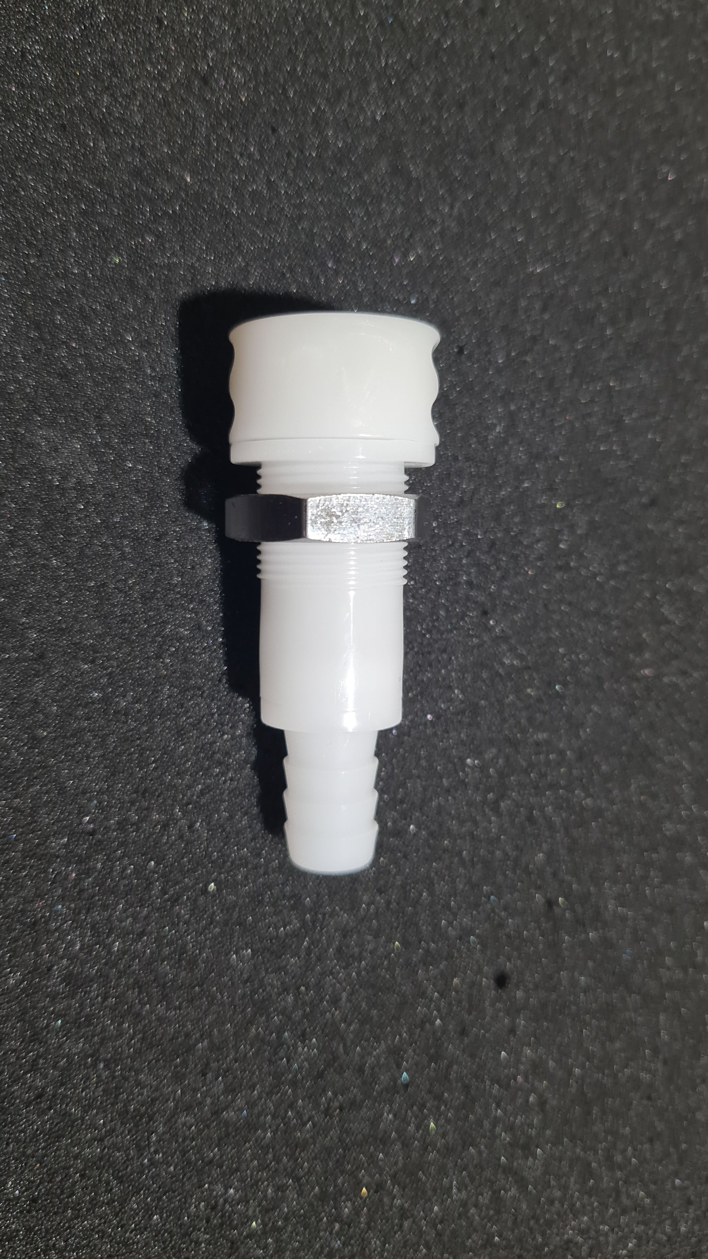 Individual drink and coolsuit dry break fittings.