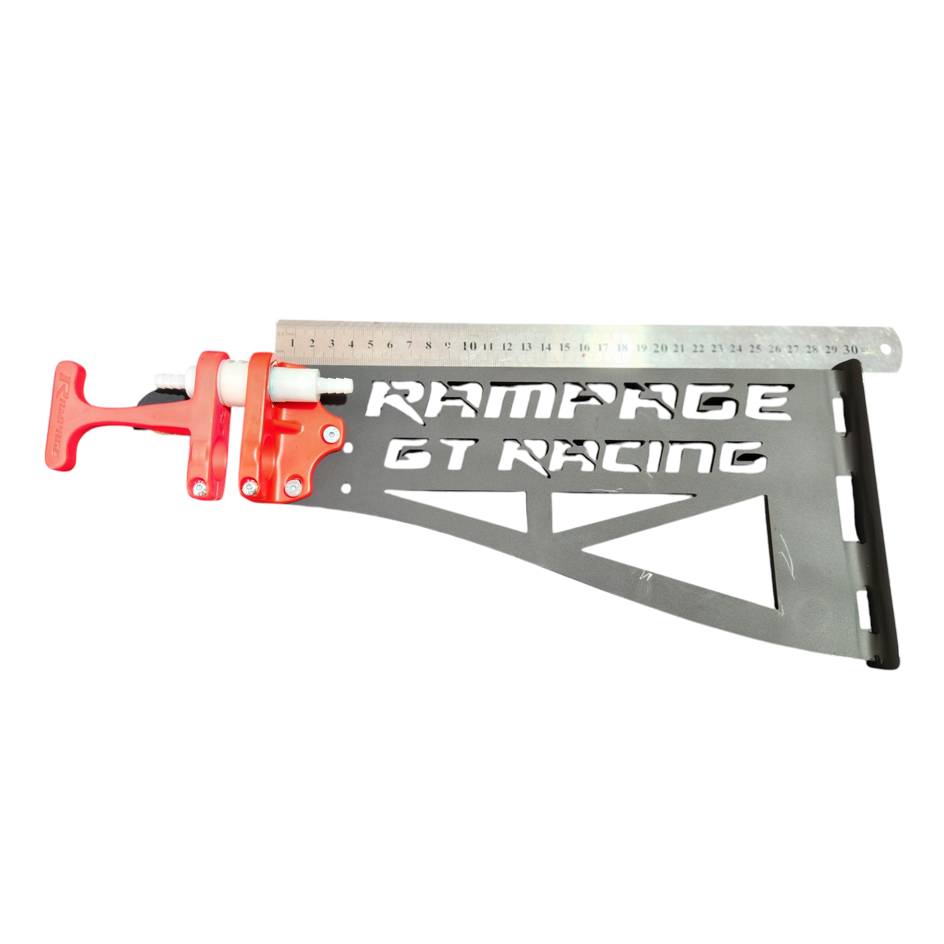 300mm long race car quick connection mount with flat mount quick connections from Rampage